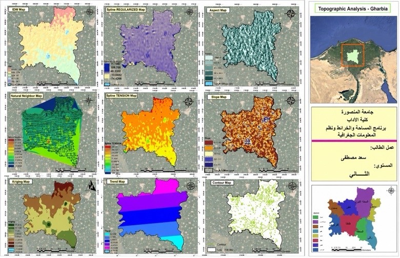 Topographic Grid Gharbia